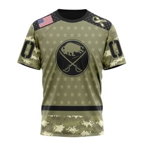 Personalized NHL Buffalo Sabres Special Camo Military Appreciation Unisex Tshirt TS4761
