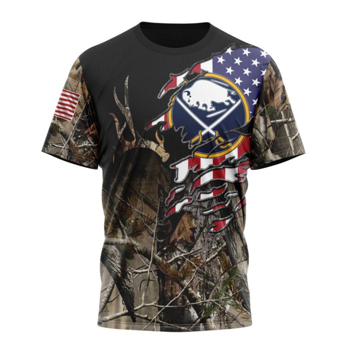 Personalized NHL Buffalo Sabres Special Camo Realtree Hunting Unisex Tshirt TS4763