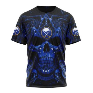 Personalized NHL Buffalo Sabres Special Design With Skull Art Unisex Tshirt TS4769