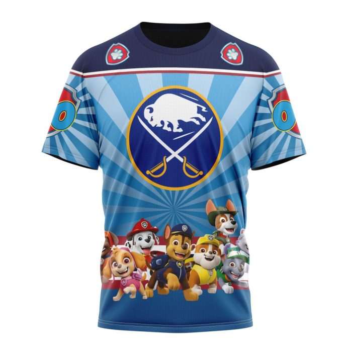 Personalized NHL Buffalo Sabres Special Paw Patrol Kits Unisex Tshirt TS4773