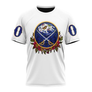 Personalized NHL Buffalo Sabres Specialized Dia De Muertos Unisex Tshirt TS4786