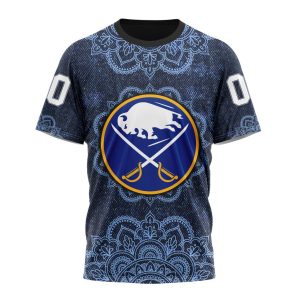 Personalized NHL Buffalo Sabres Specialized Mandala Style Unisex Tshirt TS4792