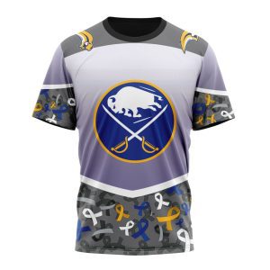 Personalized NHL Buffalo Sabres Specialized Sport Fights Again All Cancer Unisex Tshirt TS4795