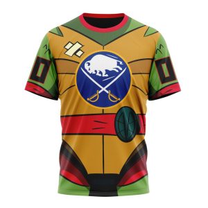 Personalized NHL Buffalo Sabres Teenage Mutant Ninja Turtles Design Unisex Tshirt TS4799