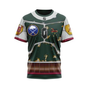 Personalized NHL Buffalo Sabres X Boba Fett's Armor Unisex Tshirt TS4805