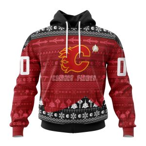 Personalized NHL Calgary Flames Special Star Trek Design Unisex Pullover Hoodie