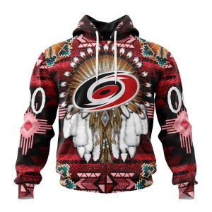 Personalized NHL Carolina Hurricanes Special Native Costume Design Unisex Pullover Hoodie