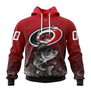 Personalized NHL Carolina Hurricanes Specialized Fishing Style Unisex Pullover Hoodie