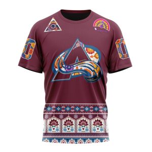 Personalized NHL Colorado Avalanche Jersey Hockey For All Diwali Festival Unisex Tshirt TS4990