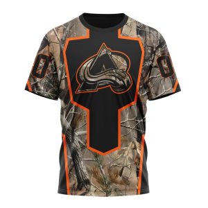 Personalized NHL Colorado Avalanche Special Camo Realtree Hunting Unisex Tshirt TS4997