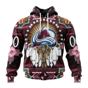 Personalized NHL Colorado Avalanche Special Native Costume Design Unisex Pullover Hoodie