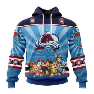 Personalized NHL Colorado Avalanche Special Paw Patrol Kits Unisex Pullover Hoodie