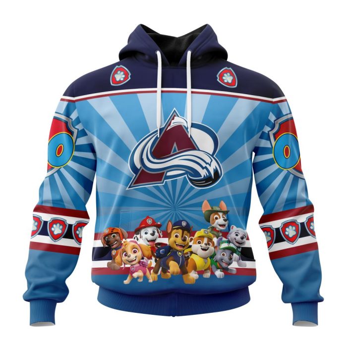 Personalized NHL Colorado Avalanche Special Paw Patrol Kits Unisex Pullover Hoodie