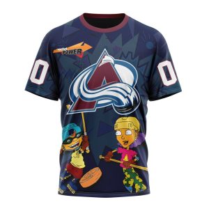 Personalized NHL Colorado Avalanche Specialized For Rocket Power Unisex Tshirt TS5024