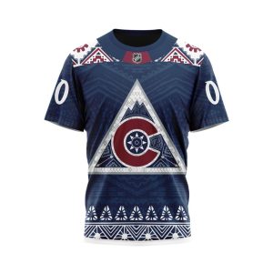 Personalized NHL Colorado Avalanche Specialized Native Concepts Unisex Tshirt TS5028