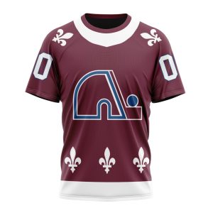Personalized NHL Colorado Avalanche Specialized Unisex Kits With Retro Concepts Tshirt TS5032