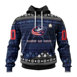 Personalized NHL Columbus Blue Jackets Special Star Trek Design Unisex Pullover Hoodie