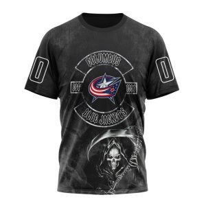 Personalized NHL Columbus Blue Jackets Specialized Kits For Rock Night Unisex Tshirt TS5083