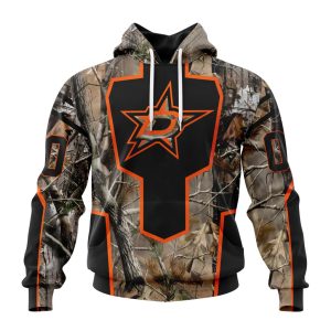 Personalized NHL Dallas Stars Special Camo Realtree Hunting Unisex Pullover Hoodie
