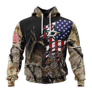 Personalized NHL Dallas Stars Special Camo Realtree Hunting Unisex Pullover Hoodie
