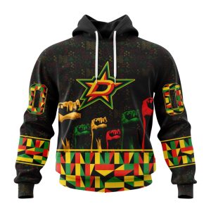 Personalized NHL Dallas Stars Special Design Celebrate Black History Month Unisex Pullover Hoodie