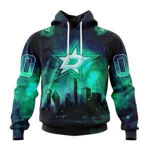 Personalized NHL Dallas Stars Special Design With Night Sky Galaxy Unisex Pullover Hoodie