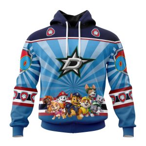 Personalized NHL Dallas Stars Special Paw Patrol Kits Unisex Pullover Hoodie