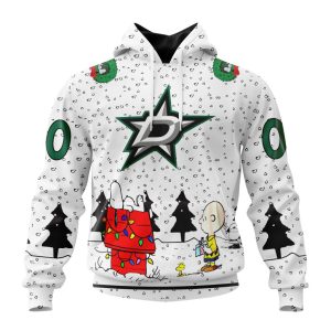 Personalized NHL Dallas Stars Special Peanuts Design Unisex Pullover Hoodie