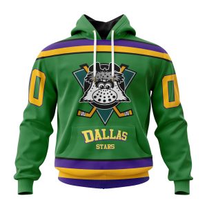 Personalized NHL Dallas Stars Specialized Design X The Mighty Ducks Unisex Pullover Hoodie