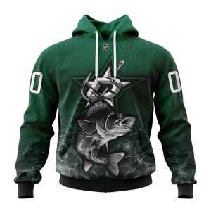 Personalized NHL Dallas Stars Specialized Fishing Style Unisex Pullover Hoodie