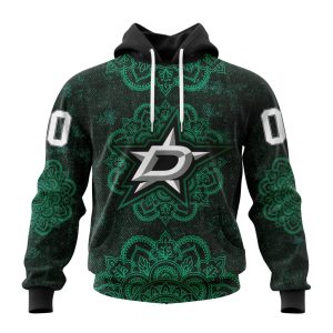 Personalized NHL Dallas Stars Specialized Mandala Style Unisex Pullover Hoodie