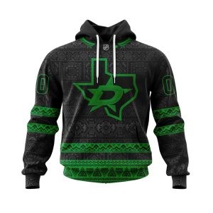 Personalized NHL Dallas Stars Specialized Native Concepts Unisex Pullover Hoodie