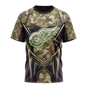 Personalized NHL Detroit Red Wings Special Camo Color Design Unisex Tshirt TS5170