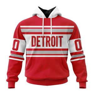 Personalized NHL Detroit Red Wings Special Reverse Retro Redesign Unisex Pullover Hoodie