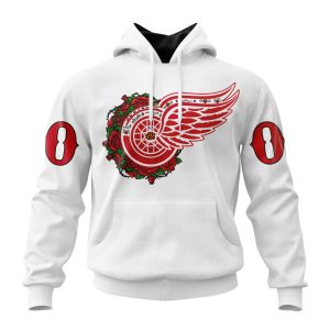 Personalized NHL Detroit Red Wings Specialized Dia De Muertos Unisex Pullover Hoodie