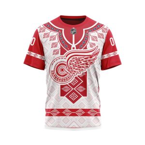 Personalized NHL Detroit Red Wings Specialized Native Concepts Unisex Tshirt TS5203