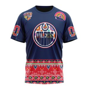 Personalized NHL Edmonton Oilers Jersey Hockey For All Diwali Festival Unisex Tshirt TS5223