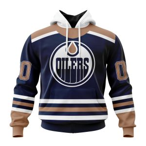 Personalized NHL Edmonton Oilers Special Reverse Retro Redesign Unisex Pullover Hoodie