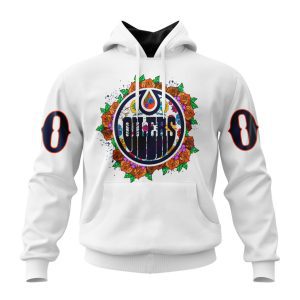 Personalized NHL Edmonton Oilers Specialized Dia De Muertos Unisex Pullover Hoodie