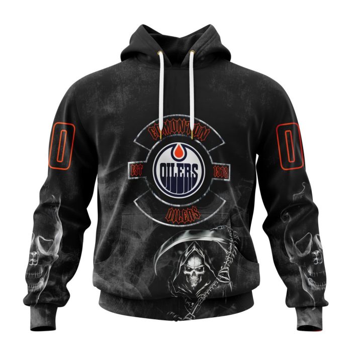 Personalized NHL Edmonton Oilers Specialized Kits For Rock Night Unisex Pullover Hoodie