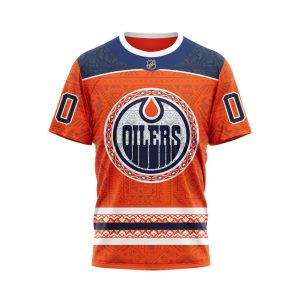 Personalized NHL Edmonton Oilers Specialized Native Concepts Unisex Tshirt TS5260