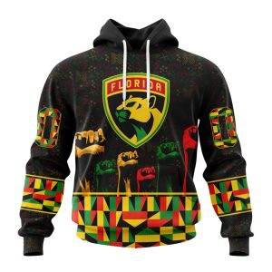 Personalized NHL Florida Panthers Special Design Celebrate Black History Month Unisex Pullover Hoodie