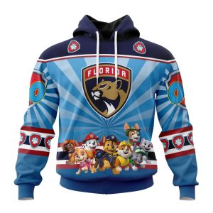 Personalized NHL Florida Panthers Special Paw Patrol Kits Unisex Pullover Hoodie