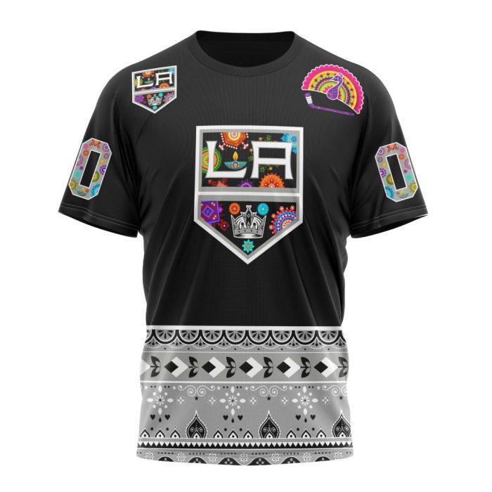 Personalized NHL Los Angeles Kings Jersey Hockey For All Diwali Festival Unisex Tshirt TS5339