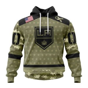 Personalized NHL Los Angeles Kings Special Camo Military Appreciation Unisex Pullover Hoodie