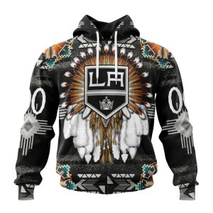 Personalized NHL Los Angeles Kings Special Native Costume Design Unisex Pullover Hoodie