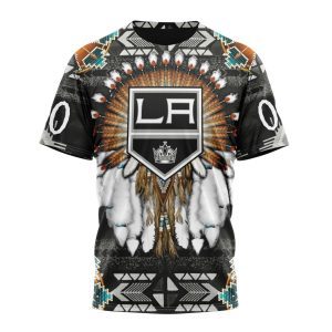 Personalized NHL Los Angeles Kings Special Native Costume Design Unisex Tshirt TS5355