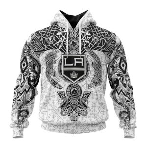 Personalized NHL Los Angeles Kings Special Norse Viking Symbols Unisex Pullover Hoodie