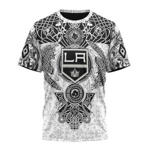 Personalized NHL Los Angeles Kings Special Norse Viking Symbols Unisex Tshirt TS5356