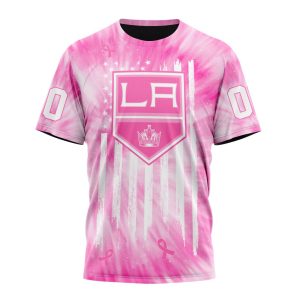 Personalized NHL Los Angeles Kings Special Pink Tie-Dye Unisex Tshirt TS5359